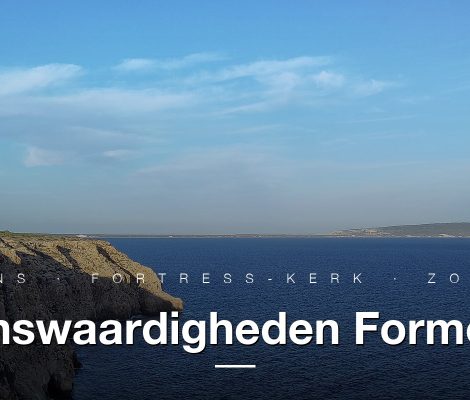 Cap de Barbaria kliffen op Formentera, zuidelijkste punt van het eiland