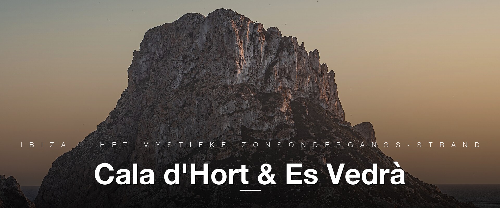Cala d'Hort Ibiza Es Vedrà zonsondergang
