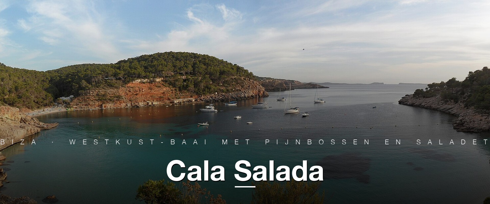 Cala Salada westkust Ibiza