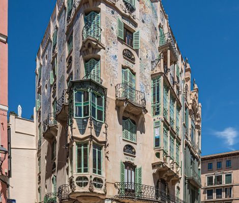 Can Forteza Rey in Palma de Mallorca — modernistische gevel