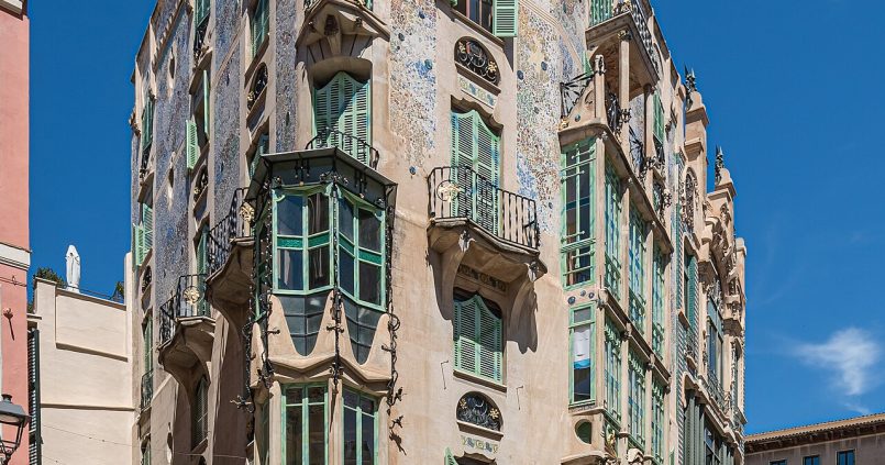 Can Forteza Rey in Palma de Mallorca — modernistische gevel