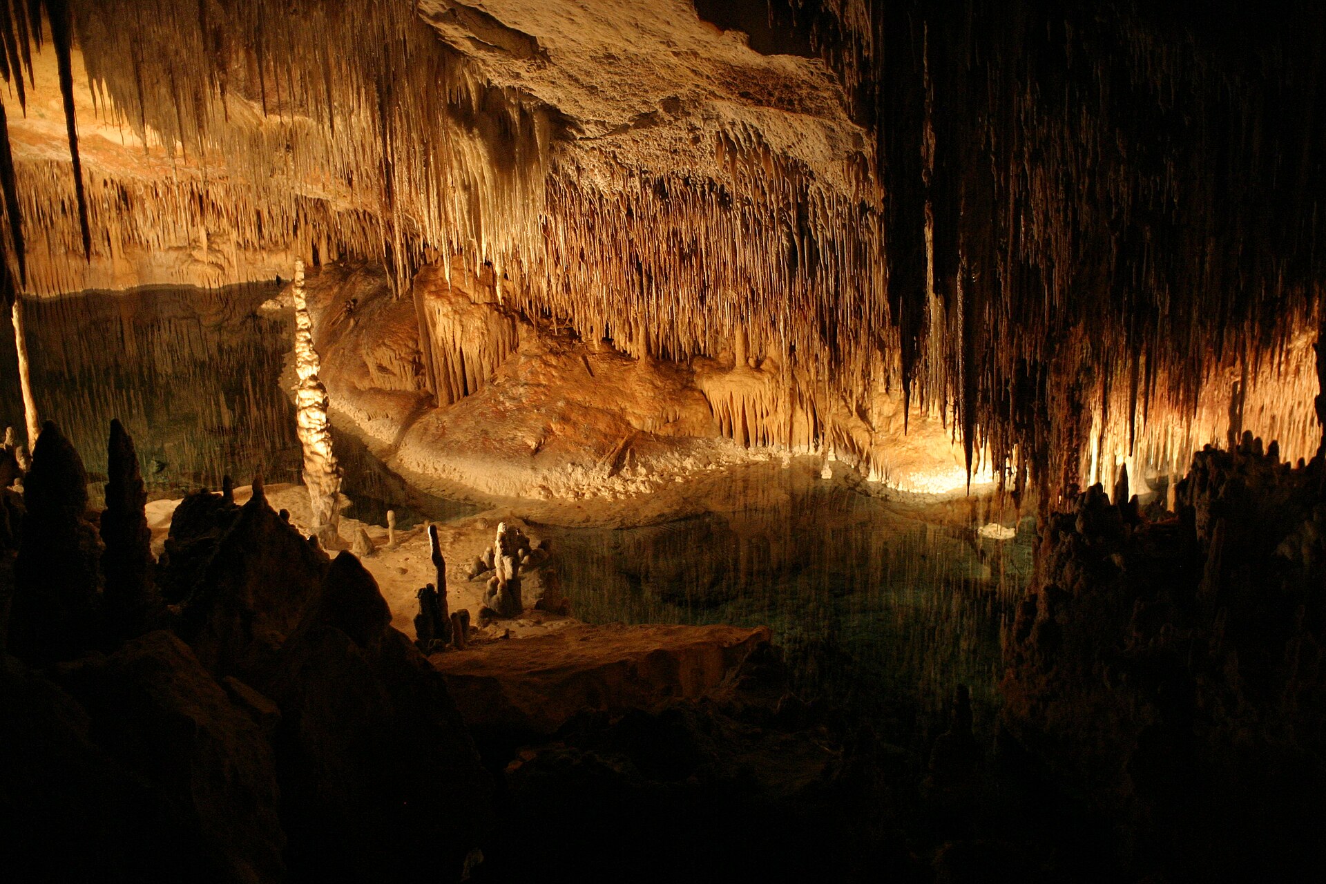 Ondergronds meer in Coves del Drac