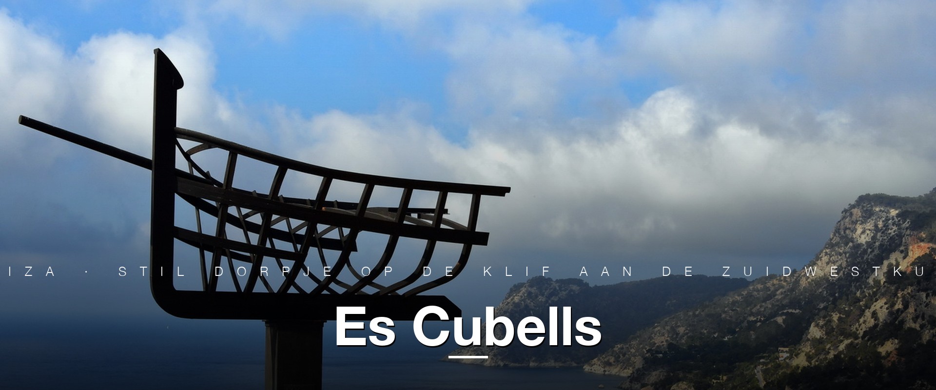 Es Cubells uitzichtspunt zuidwestkust Ibiza