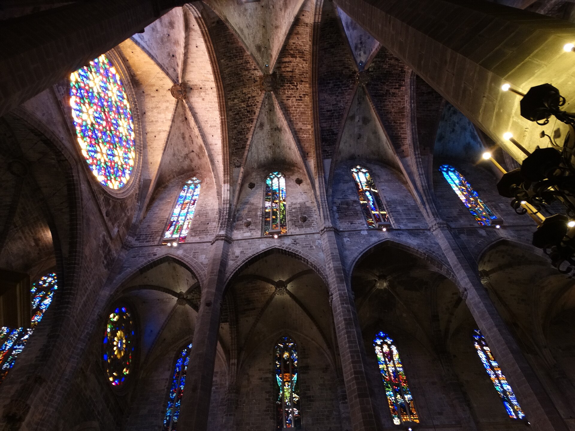 Interieur van La Seu kathedraal in Palma