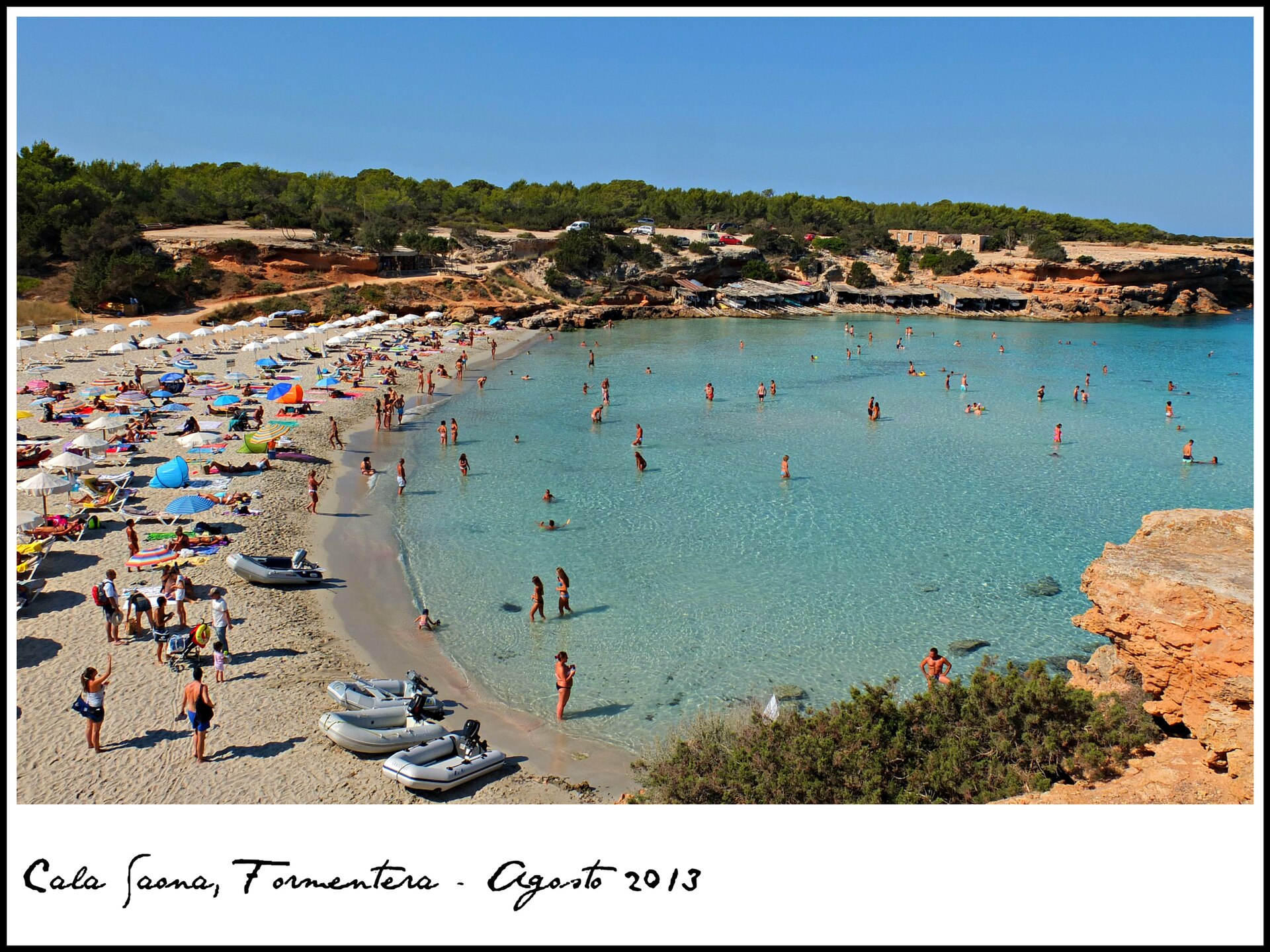 Cala Saona, familiestrand Formentera