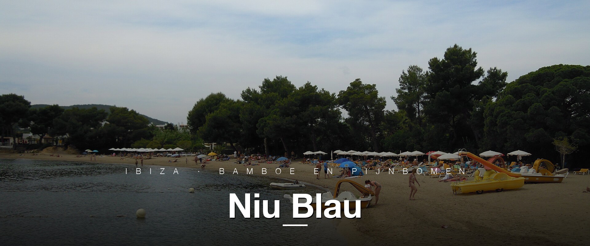 Niu Blau, Ibiza · Bamboe en pijnbomen