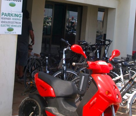 Scooter op Formentera