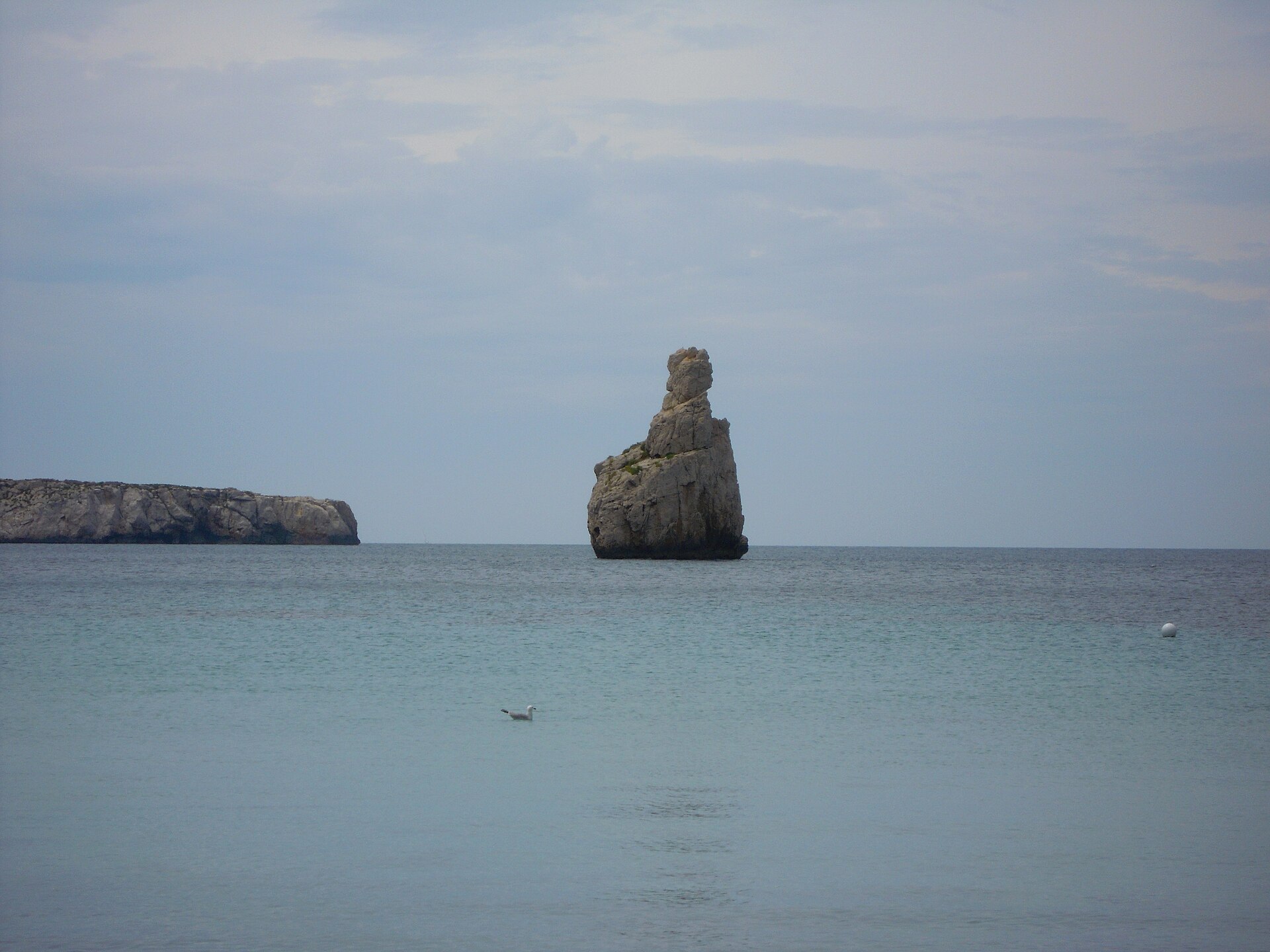 Cala Benirràs aan de noordkust van Ibiza