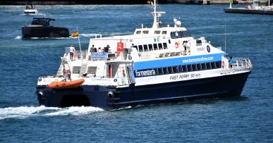Veerboot tussen Ibiza en Formentera