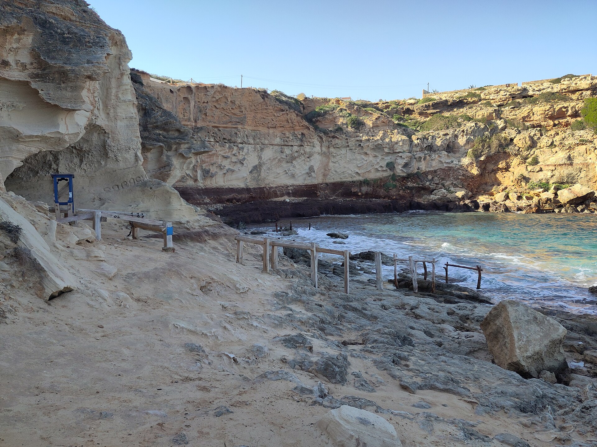 cala en baster formentera