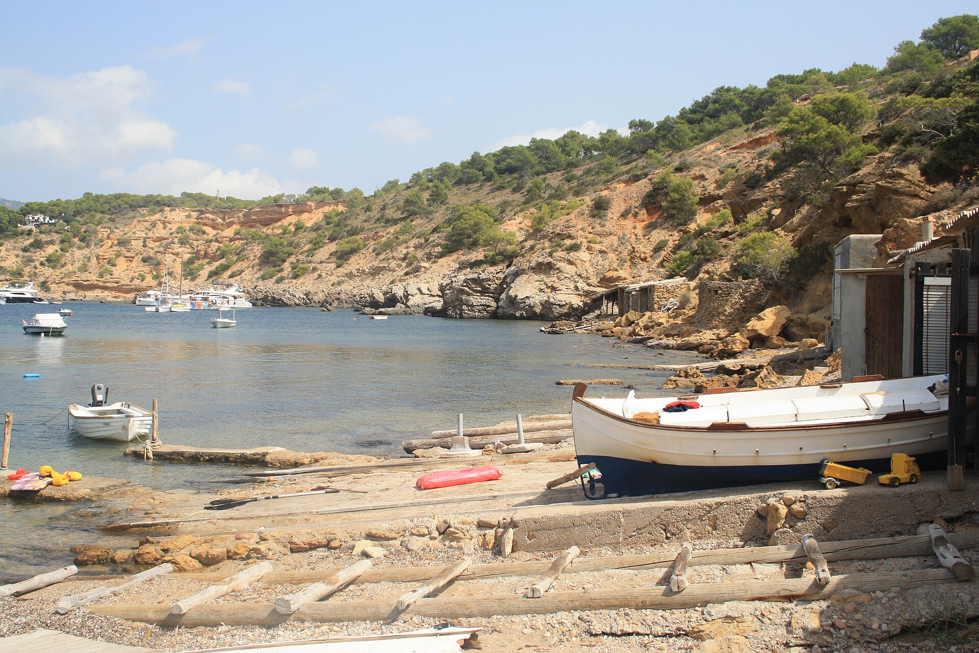 Verse schelpdieren bij Restaurante Es Torrent, Ibiza
