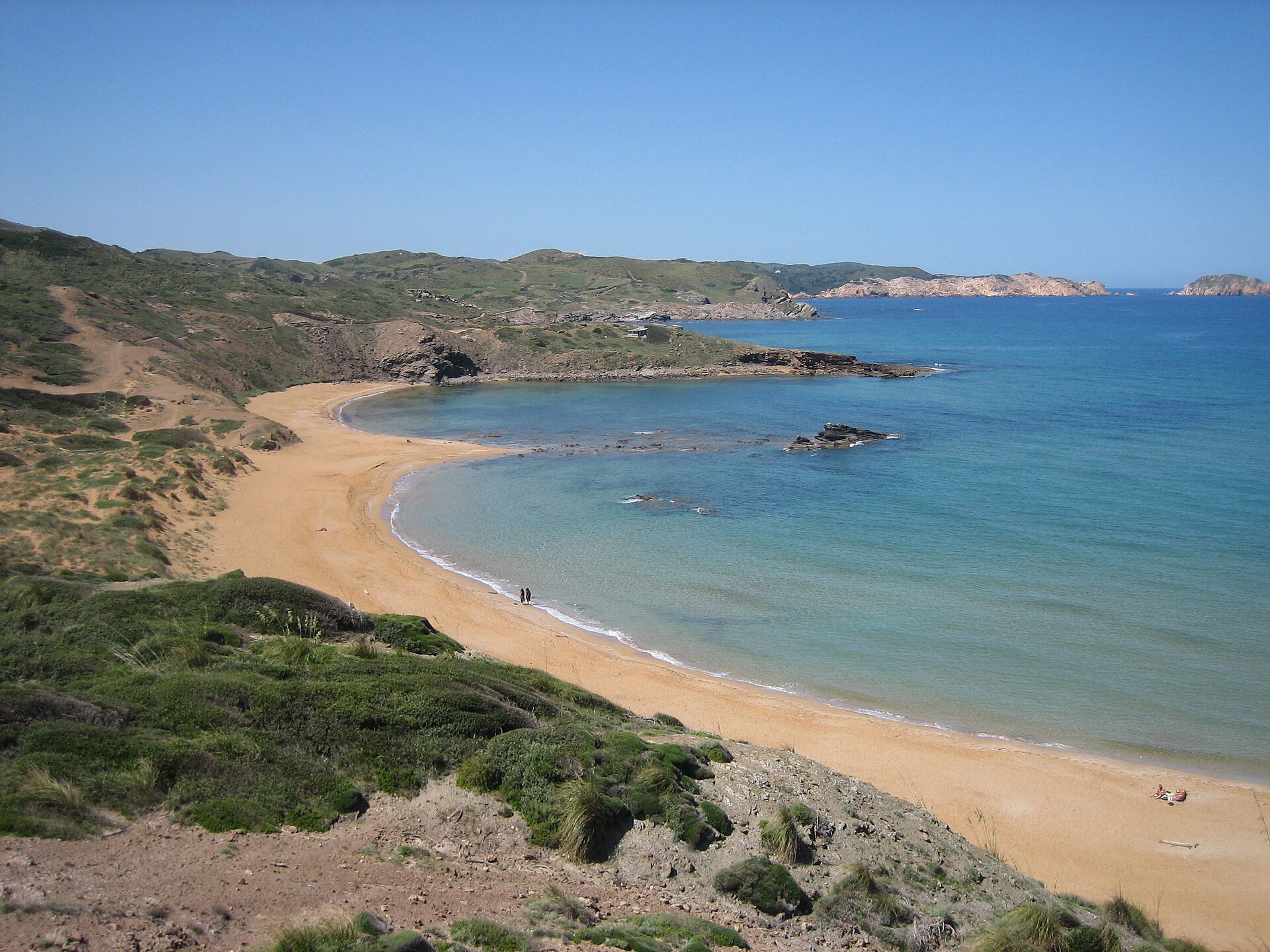 Platja de Cavalleria Menorca op Menorca