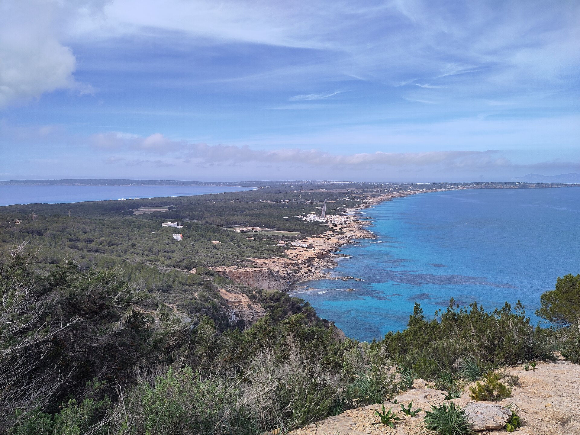 Racó de sa Pujada Formentera: verborgen baai aan het einde van het klifpad 1 raco de sa pujada formentera