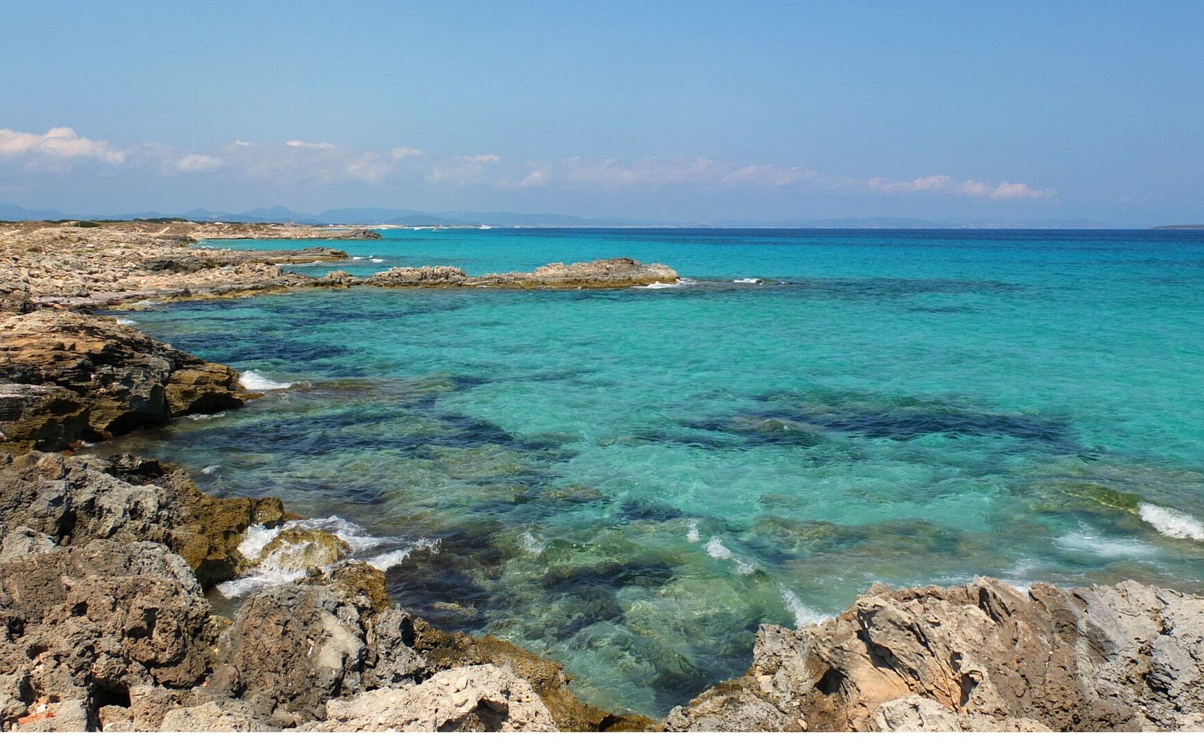 Sa Roqueta Formentera: verscholen snorkelstrandje met kraakhelder water 1 sa roqueta formentera