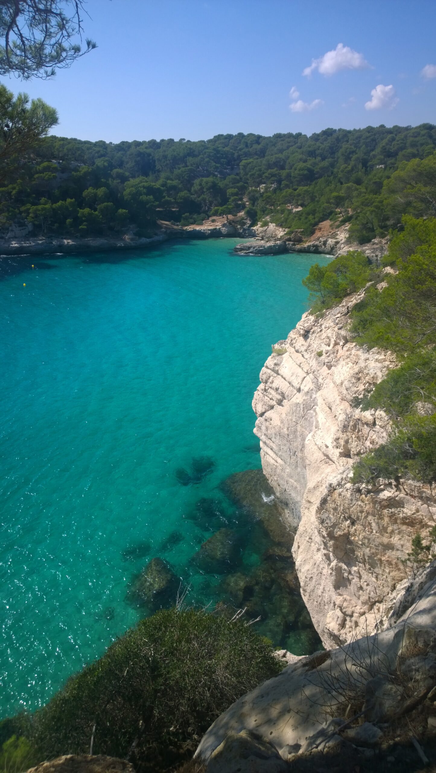 Cala Mitjana Menorca: turquoise natuurbaai bij Cala Galdana 4 Cala Mitjana Menorca, foto 4