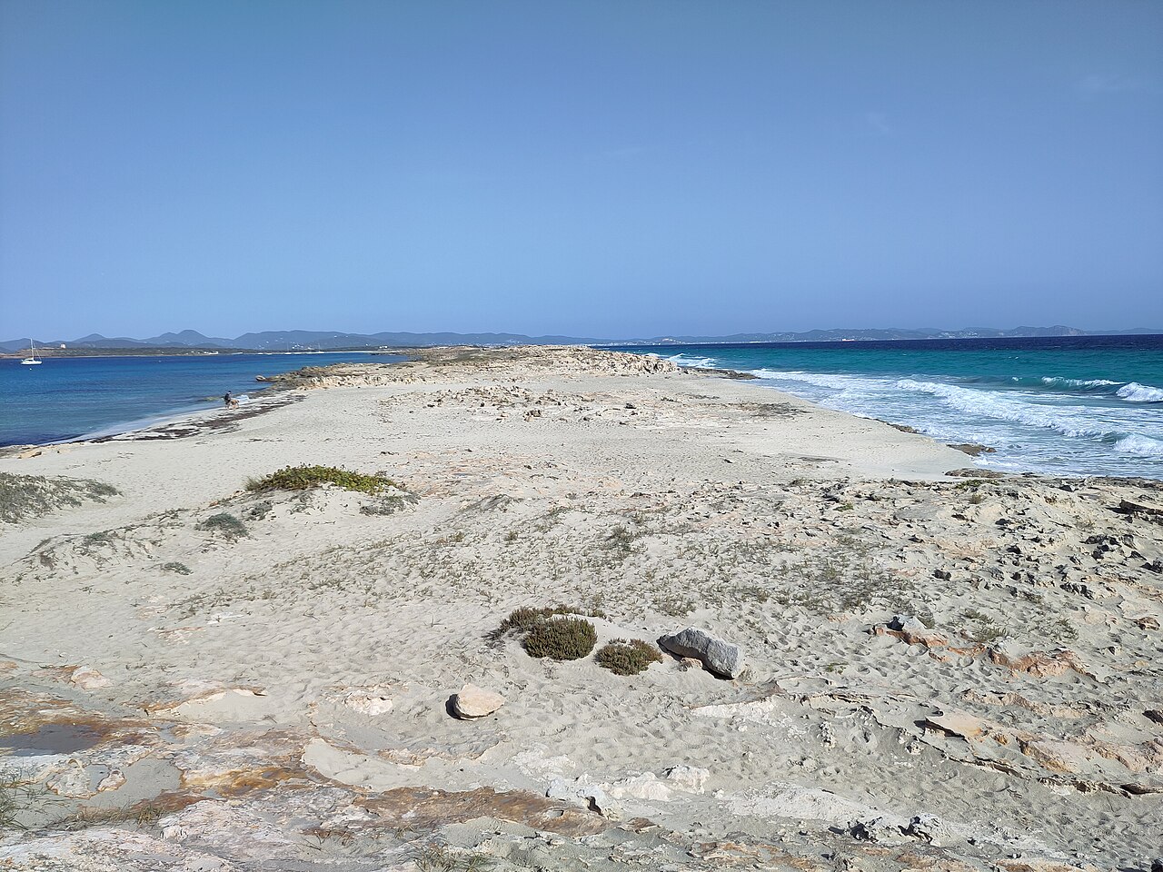 Beste reistijd Formentera: weer per maand, zeewater en het voertuigquotum 7 De zandbanken van Els Trucadors op Formentera