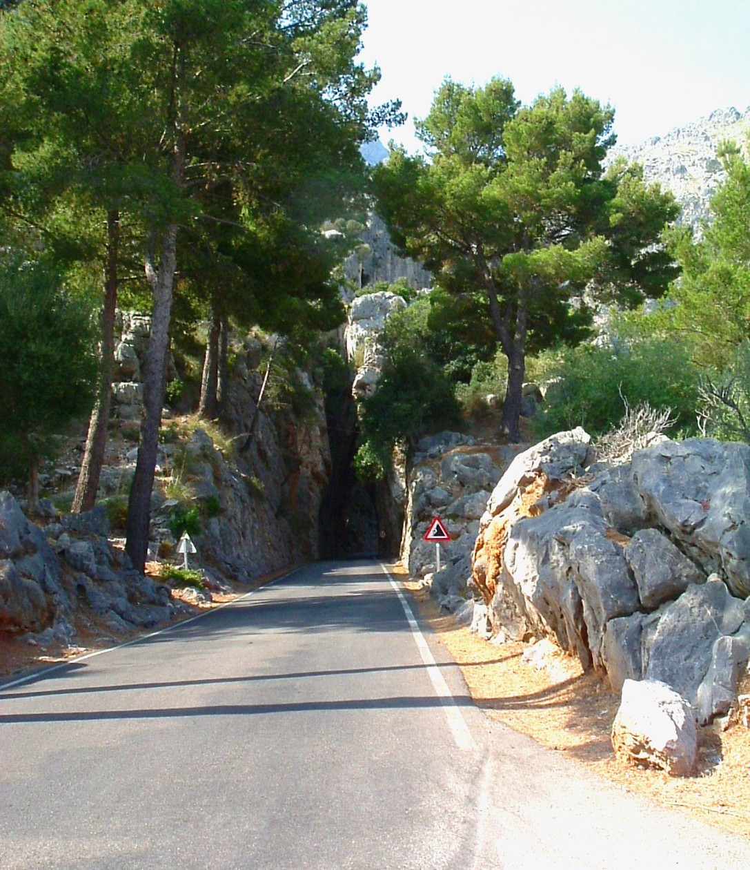 Fietsen op Mallorca: bergen beklimmen en een fiets huren 1 De weg naar Sa Calobra op Mallorca met zijn beroemde haarspeldbochten, gezien van bovenaf