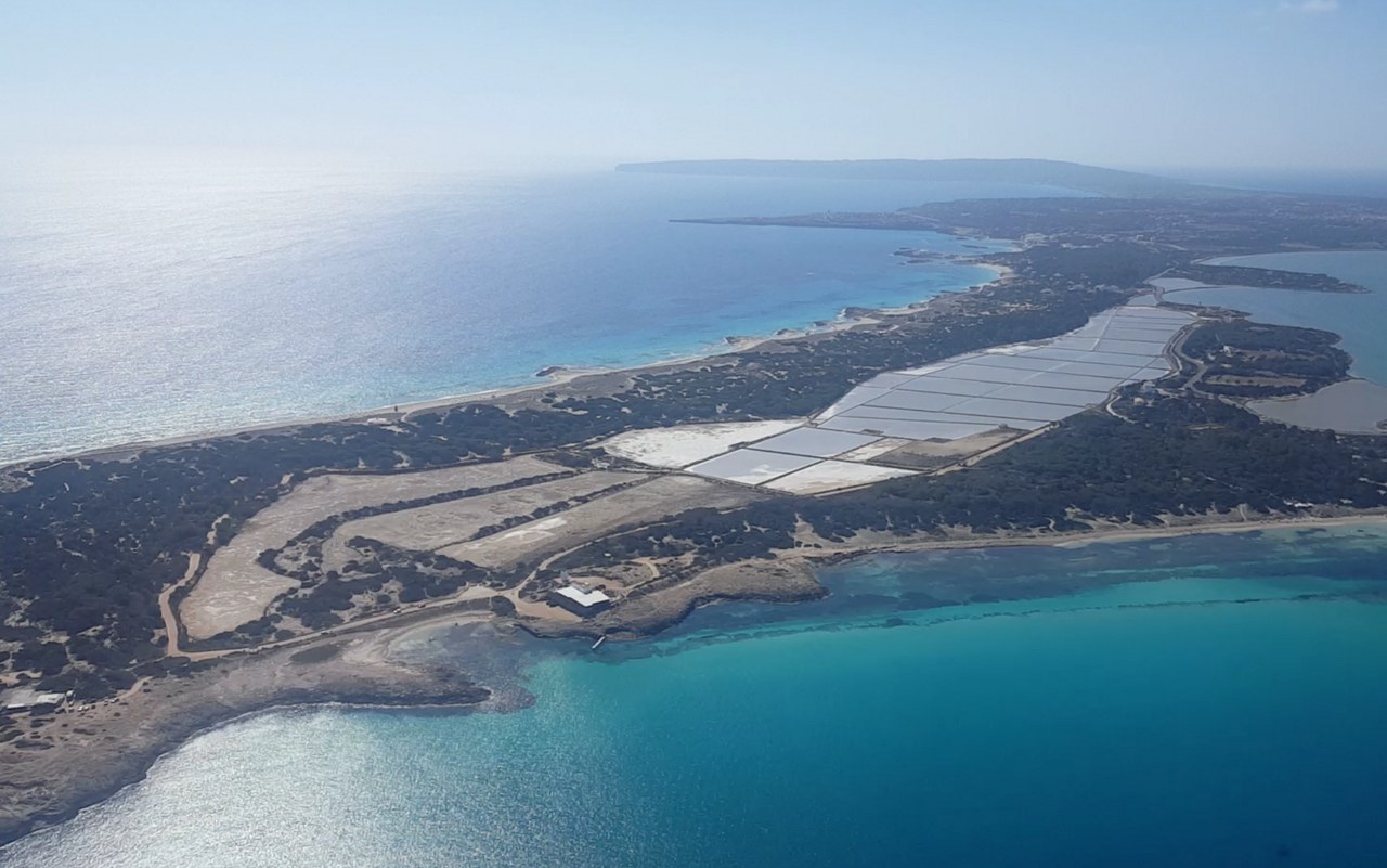 Beste reistijd Formentera: weer per maand, zeewater en het voertuigquotum 8 De noordpunt van Formentera vanuit de lucht