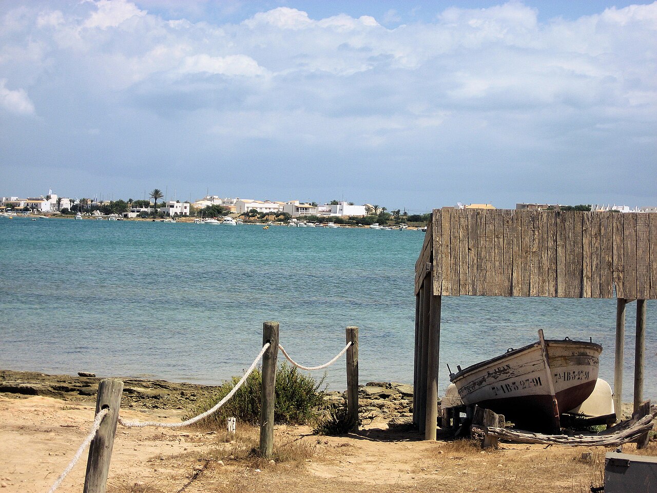 Is Formentera duur? Wat een vakantie in 2026 echt kost 3 Estany des Peix op Formentera, de binnenlagune naast de haven van La Savina