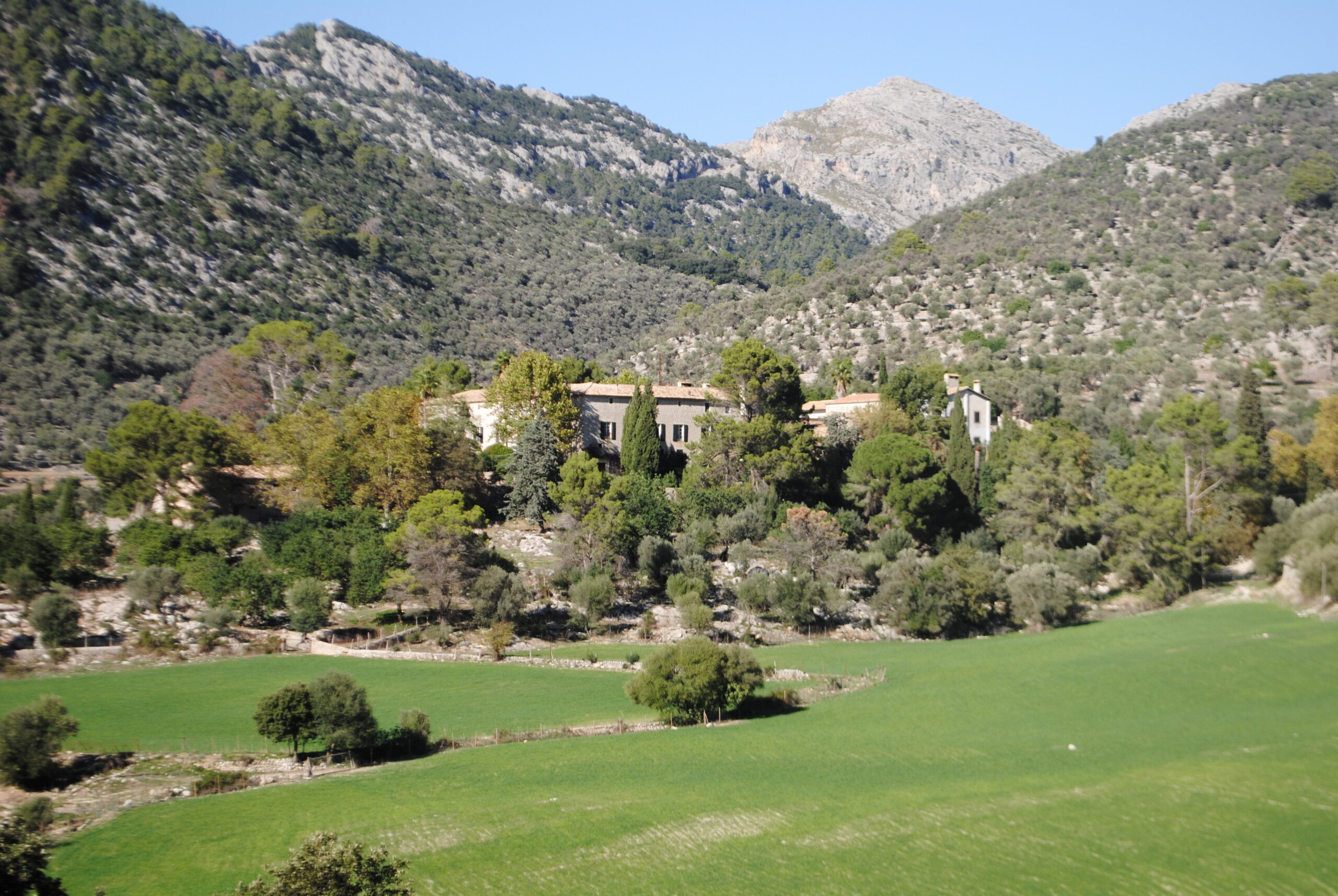 Mallorca in oktober 2026: weer, zee en wat er open is 2 Groen dal in de Serra de Tramuntana na de eerste najaarsregens