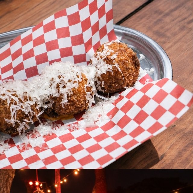 Kroketten als voorgerecht bij Rauxa Ibiza