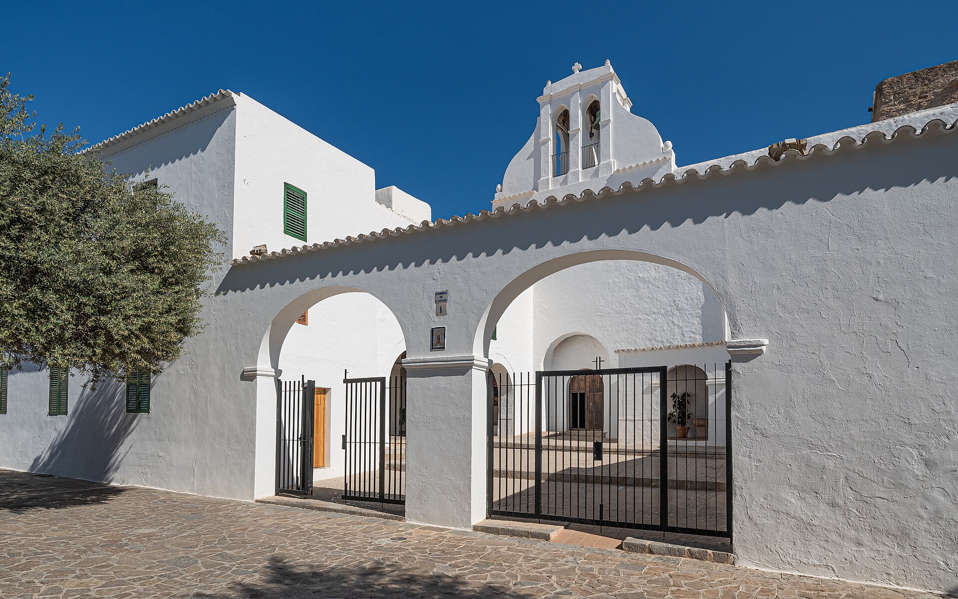 De kerk van Sant Antoni Abat op Ibiza