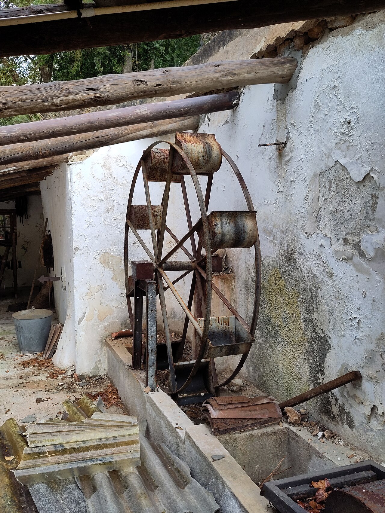 Kraanwater op de Balearen: waar je het wel en niet kunt drinken 3 Een oude sínia, het waterrad waarmee op Mallorca grondwater werd opgehaald