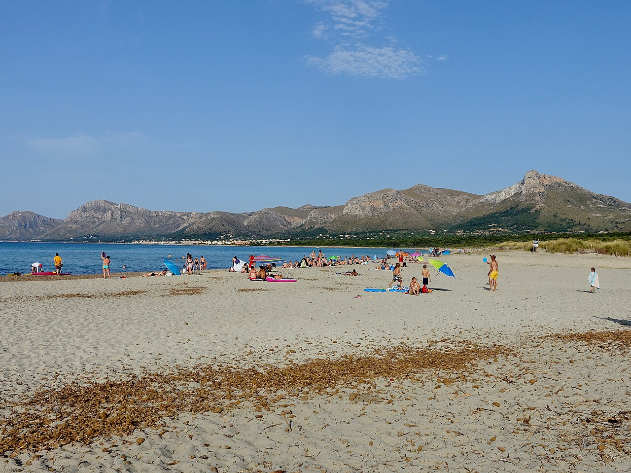 Het strand van Son Serra de Marina op Mallorca