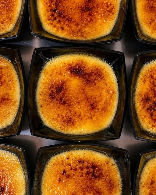 Sa Palmera Formentera: paella aan de boulevard van Es Pujols 3 Rijen crema catalana in vierkante vormpjes met een gebrande suikerlaag bij Sa Palmera